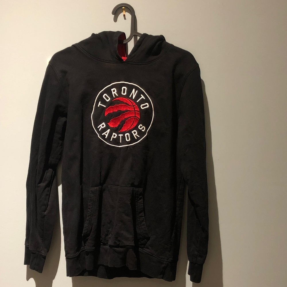 NBA Toronto Raptors Black and Red Hoodie